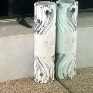 lululemon athletica Black and White Foam Rollers